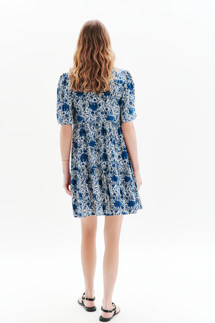 Robe Rpartyc ivoire femme