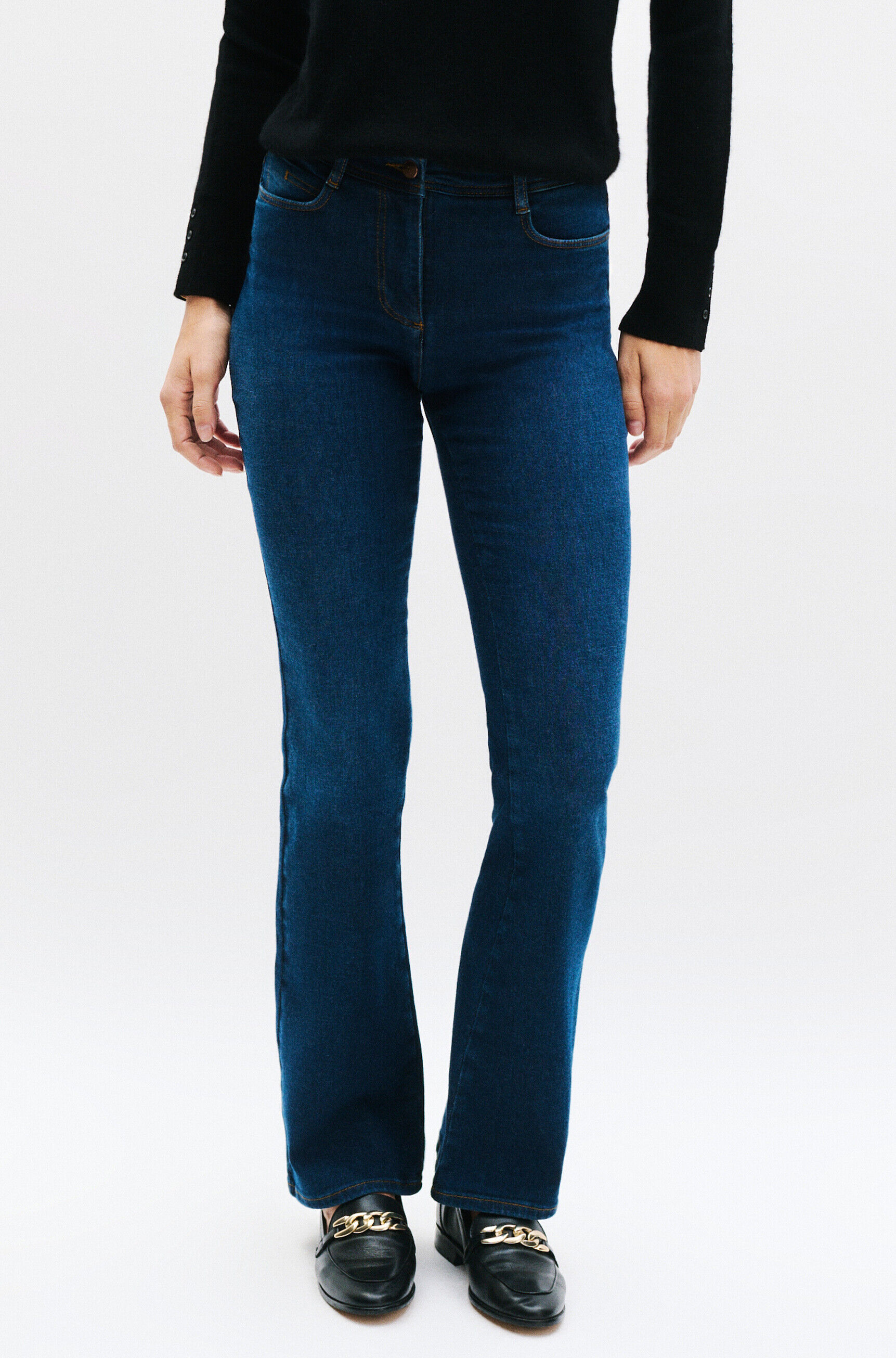 Pantalon Percy denim double stone femme