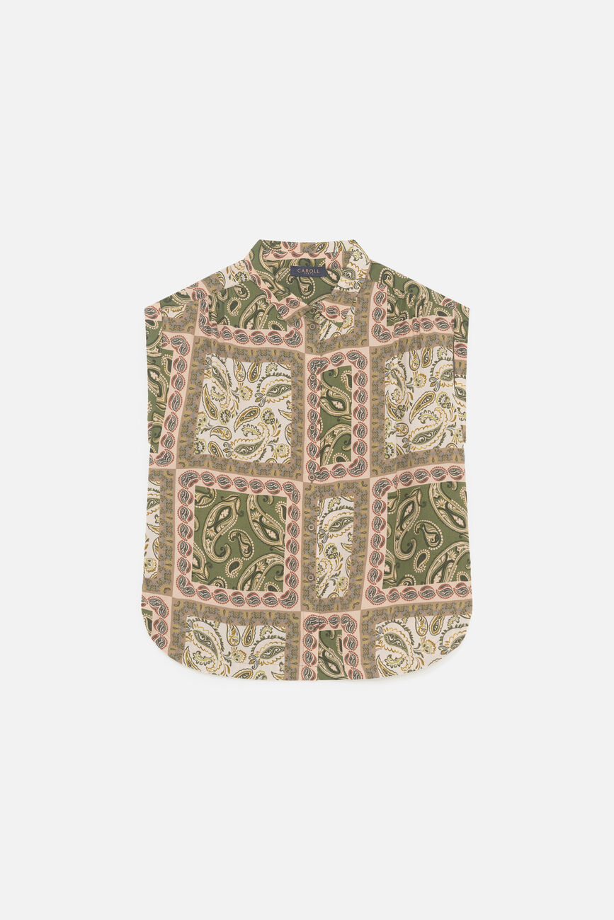 Blusa Celora2 verde caqui mulher