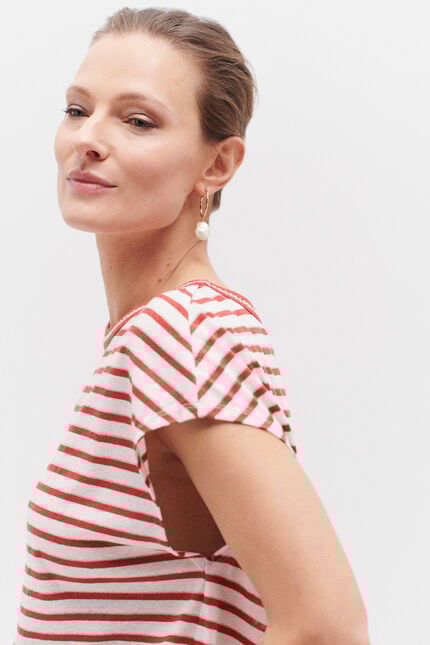 t-shirt zoe rouge femme