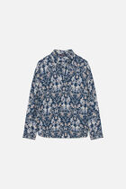 Lovely shirt navy blue woman