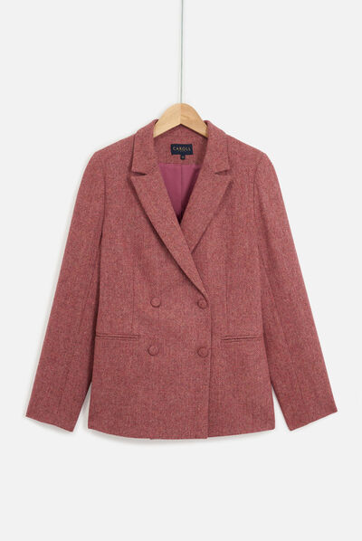 Blazer yelena rose clair femme