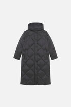 Coat greta black woman