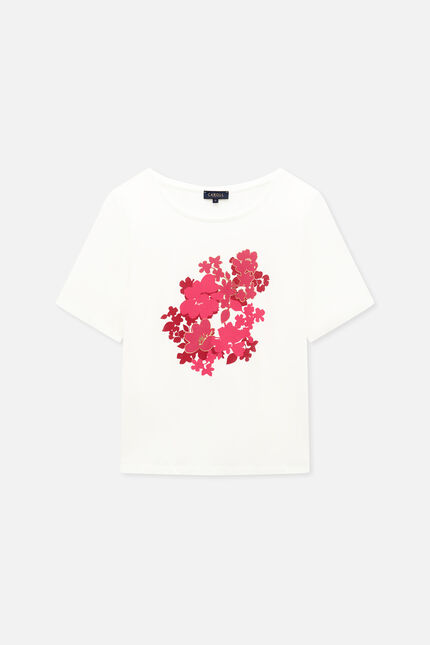 Camiseta Tdalia rosa fucsia mujer
