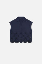 Romy shirt navy blue woman