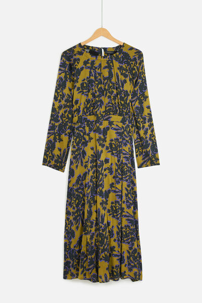 robe sidonie vert kaki femme