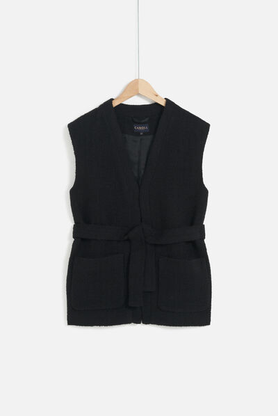 Giacca vani nero donna