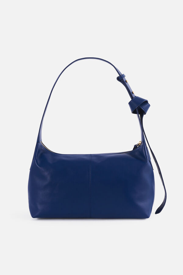 Soane en cuir naturel tas bleu foncé vrouw