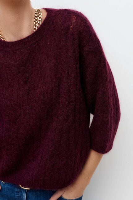 jersey mchloe ciruela mujer