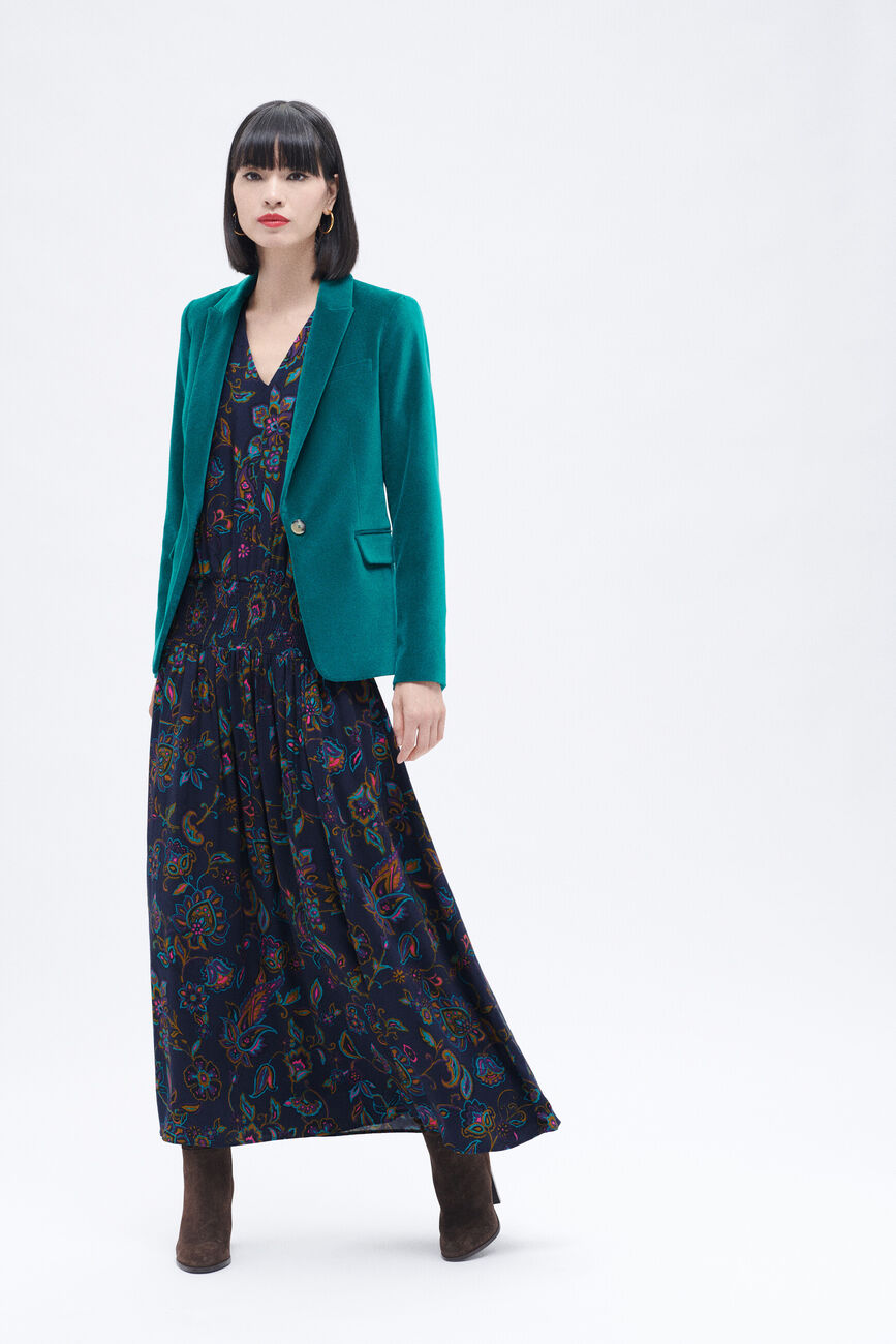 Robe rybilo bleu marine femme