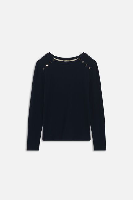 T-shirt tbenta bleu marine femme