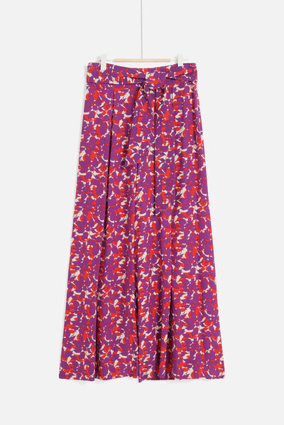Pantaloni fabrice rosso donna