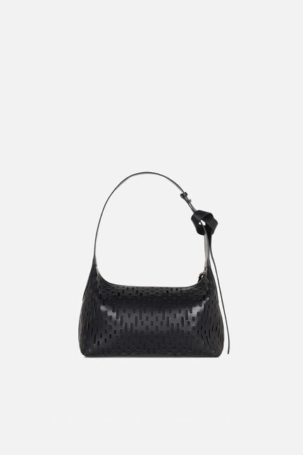 Bolso Soalia de cuero negro mujer