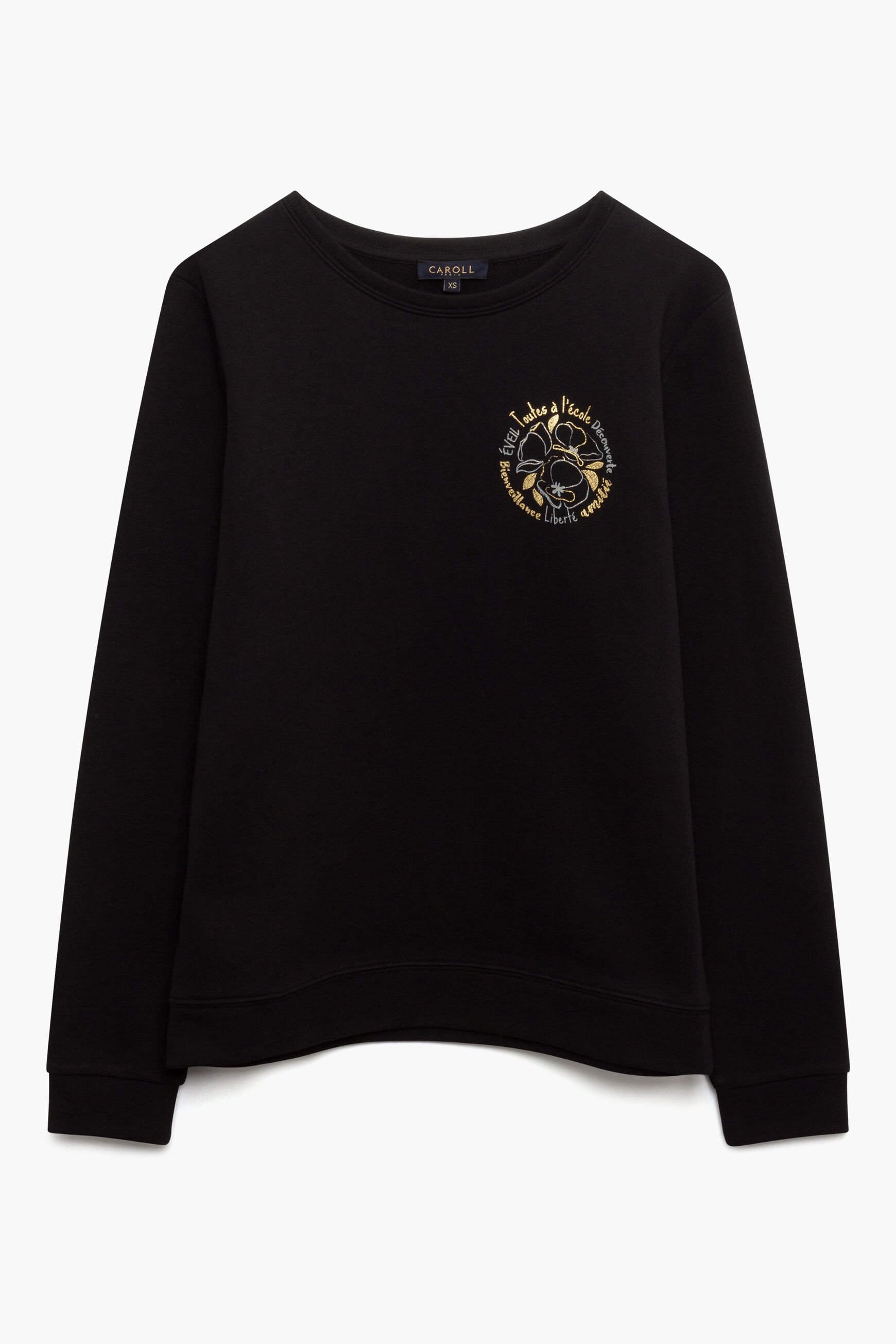 Sweat Jasmin noir femme