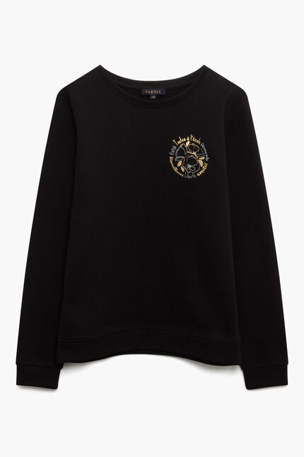 Felpa Jasmin nero donna