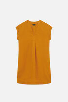 Mirabelle 100% linen dress light brown woman