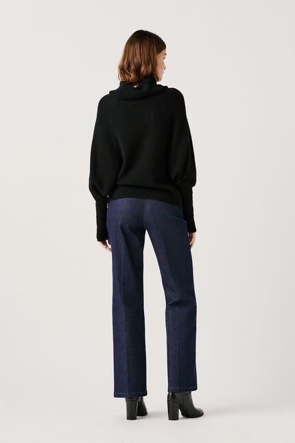 Maglione mwarren Made in Italy nero donna