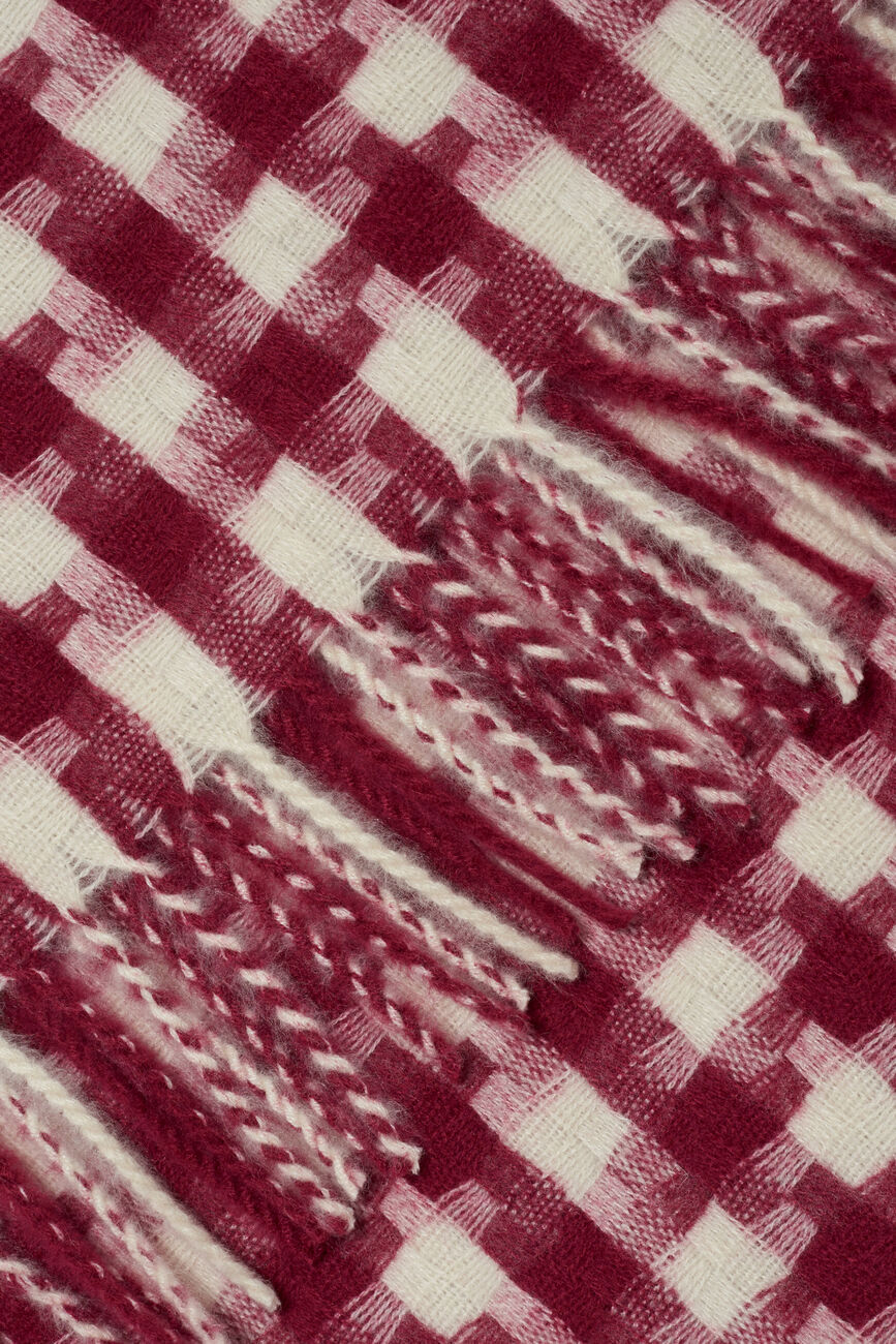 Sciarpa Mariana rouge foncé donna