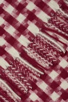 Mariana scarf dark red woman