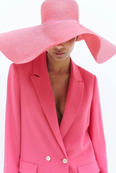 blazer clea rose fushia femme