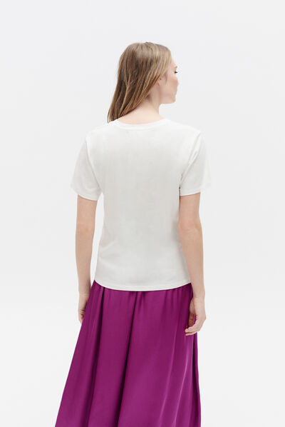 T-shirt taren blanc femme