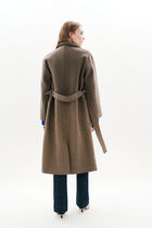 Genie coat taupe woman