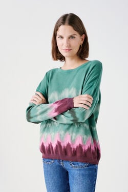 pull mphao vert fonce femme