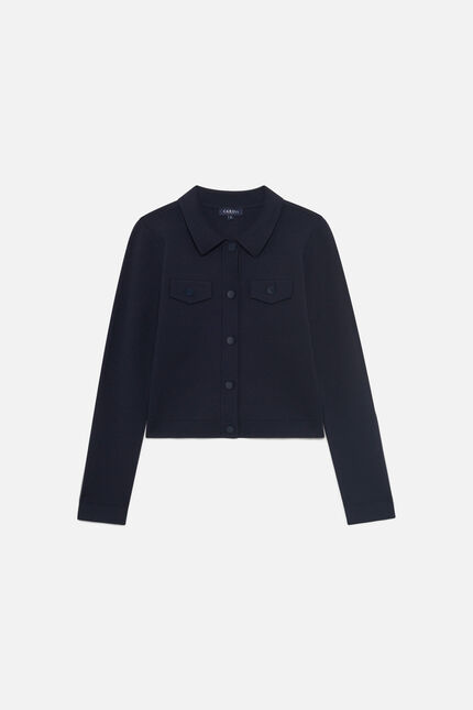 Pull Mflo bleu marine femme