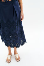 Jromy skirt navy blue woman