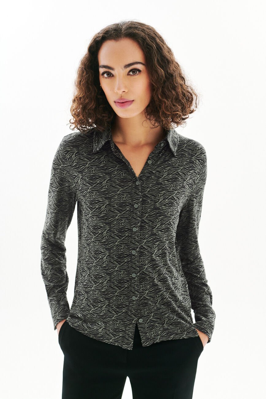 Talba8 t-shirt khaki green woman