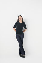 mnadege 100% wool sweater black woman