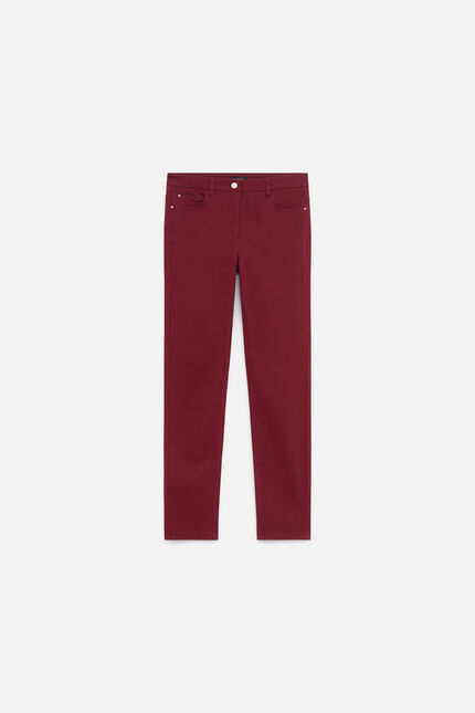 pantalon tony bordeaux femme