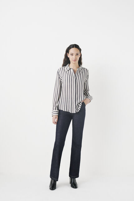 Chemise caby gris foncé femme