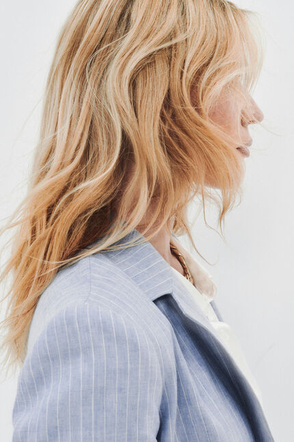 Veste voilier bleu ciel femme