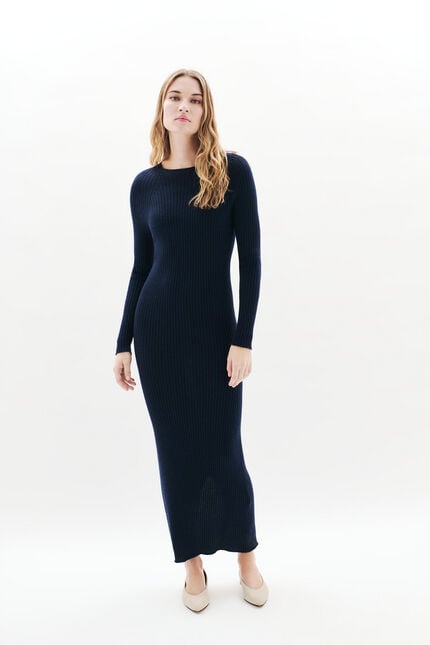 Rlorena dress navy blue woman