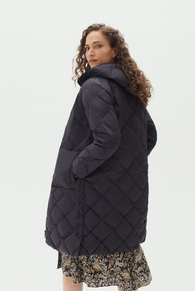 Piumino Alfred blu navy donna