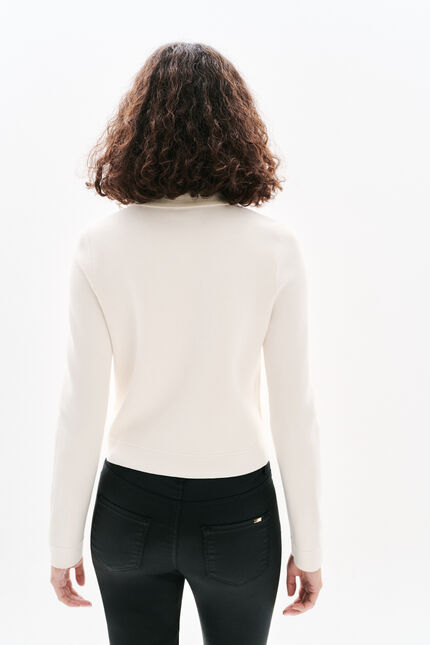 Cardigan Mflorent creme femme