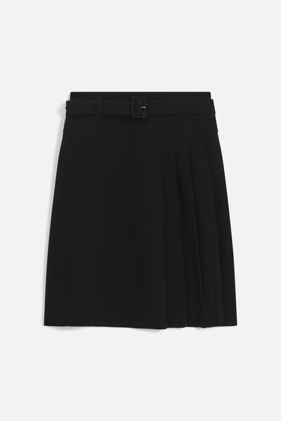 Jupe jarette noir femme