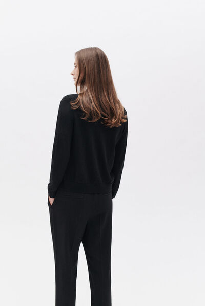 Gilet madin noir femme