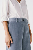 Peluche trousers sky blue woman