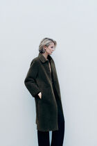 Garden coat light green woman