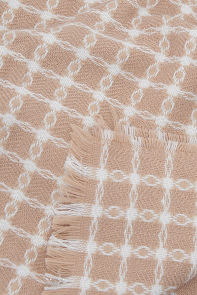 echarpe line beige femme