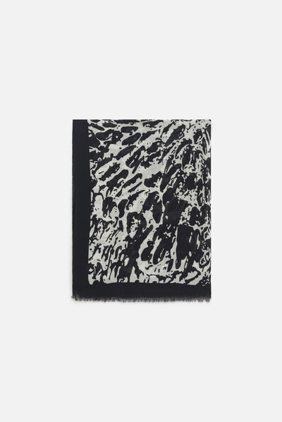 Foulard shade noir femme