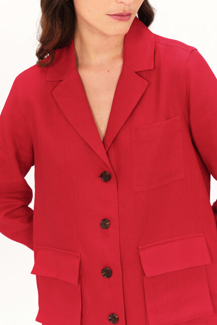 Veste vancouver rouge clair femme