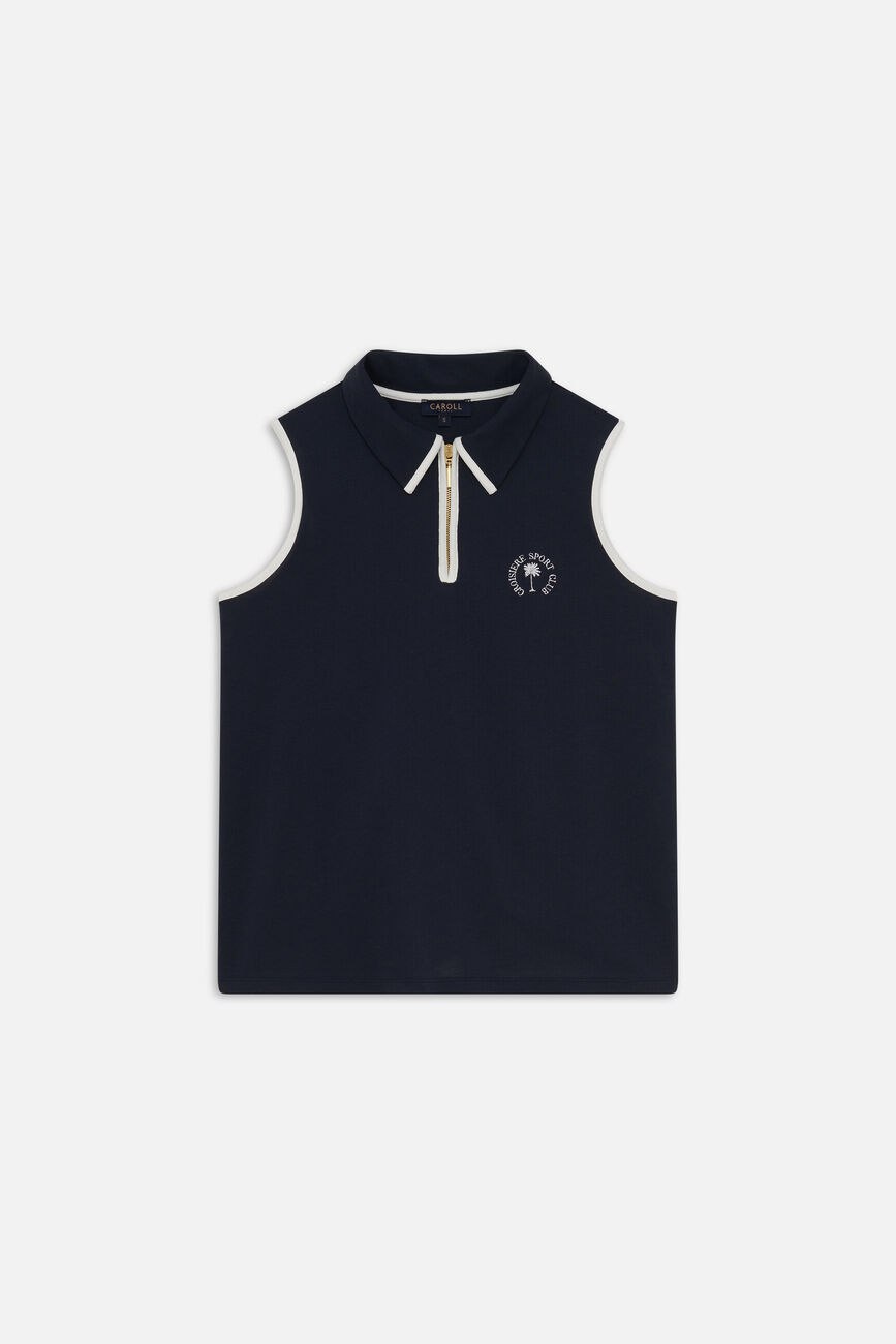 T-shirt Tely bleu marine femme