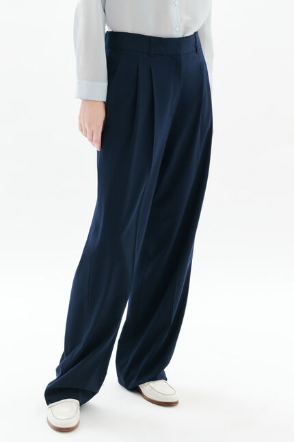 Hose Pliage marineblau damen