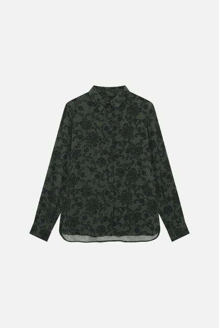 Camicia Jamie vert foncé donna