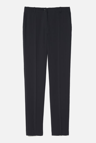 pantalon gautier noir femme