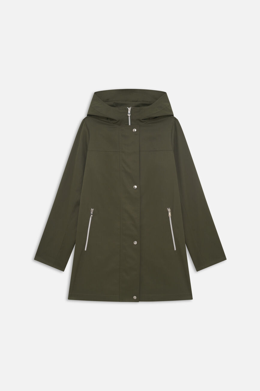Manteau gvenard vert kaki femme