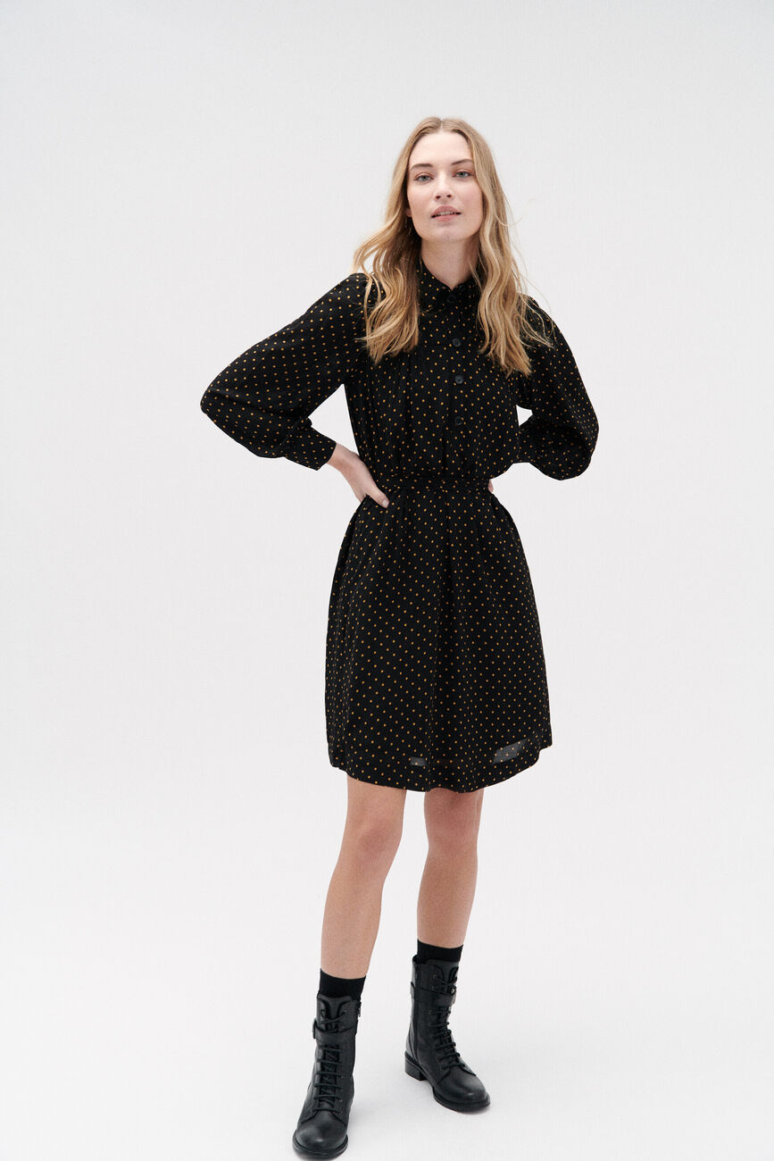 robe amanda noir femme